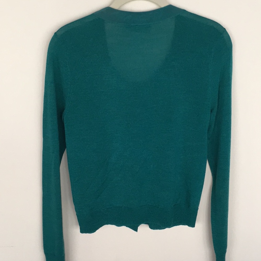 Nanette Lepore Teal Cardigan - Picture 4 of 4